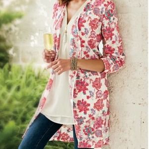 Soft Surroundings Cross Roads Topper Cardigan